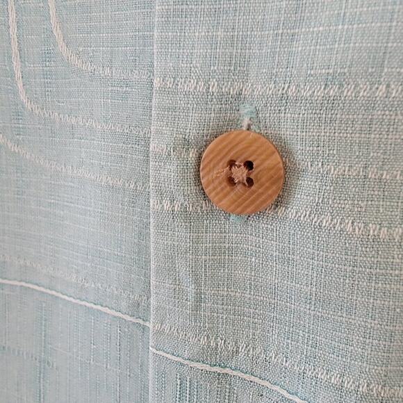 Tommy Bahama Short Sleeve Silk Shirt Mens XL Teal Blue Button Front Collared - Picture 5 of 15